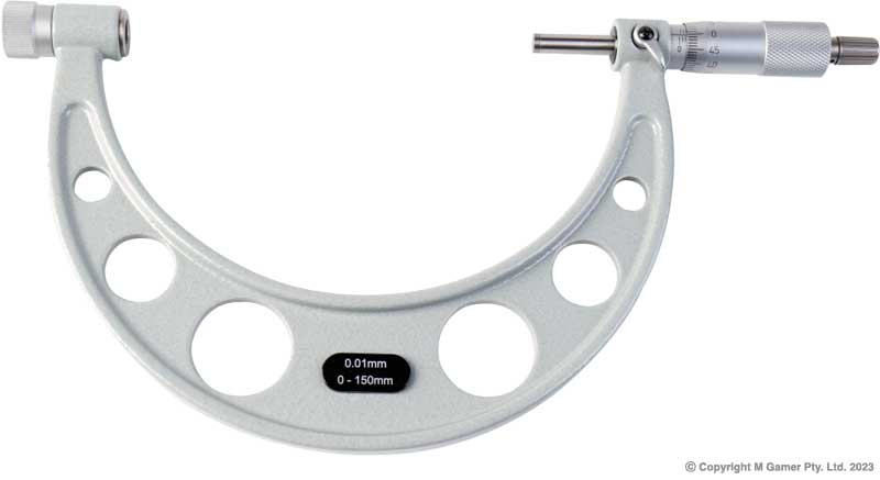 100-200mm Outside Micrometer with Interchangeable Anvils